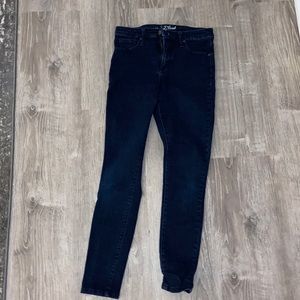 Dark High Rise Skinny Jeans
